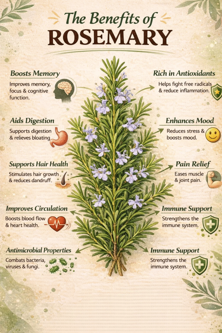 9 Health Benefits of Rosemary For Memory, Hair Growth  Immunity