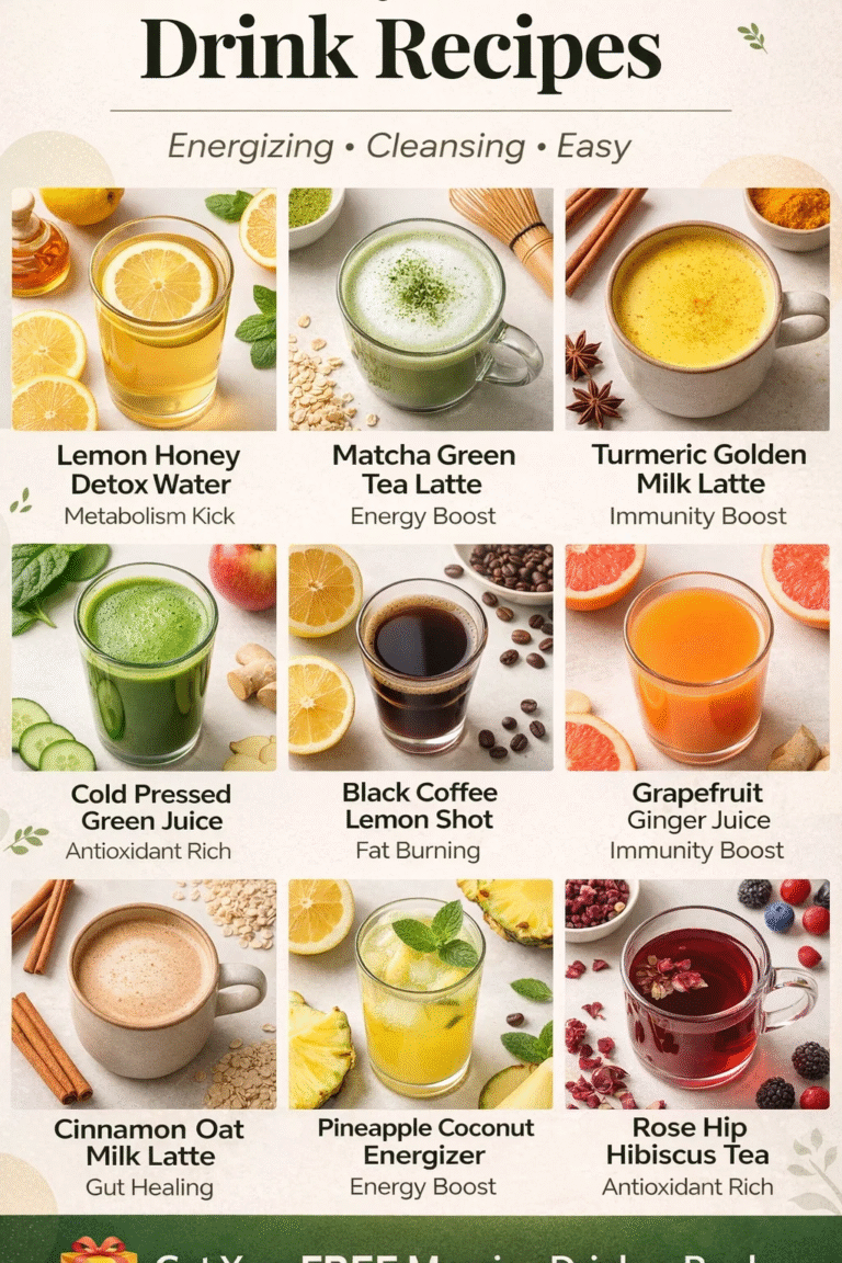 9 Healthy Morning Drink Recipes Energizing  Detox Drinks for Weight Loss