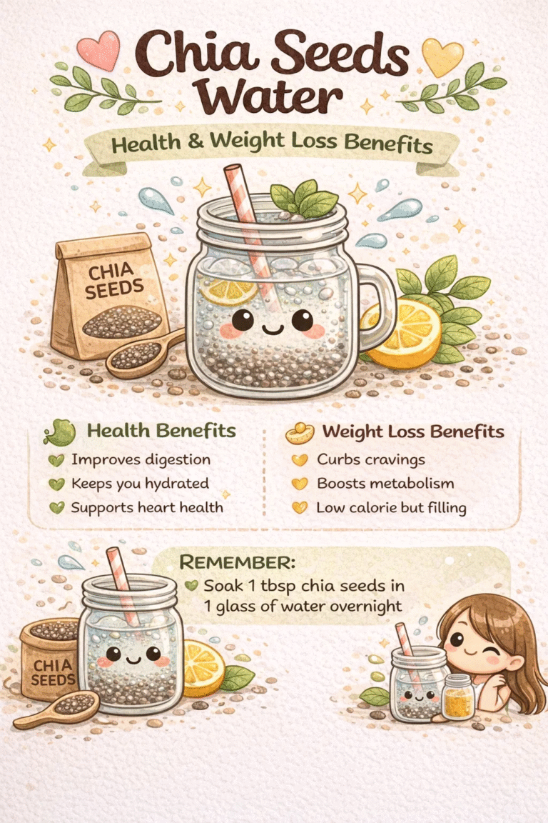 Chia Seeds Water Benefits for Weight Loss, Digestion  Glowing Skin