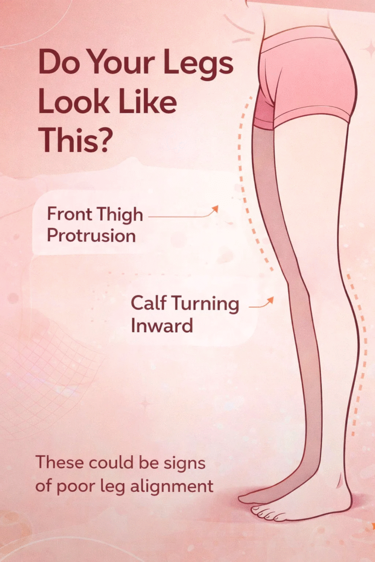 How to Fix Front Thigh Protrusion  Inward Calves Leg Correction Exercises