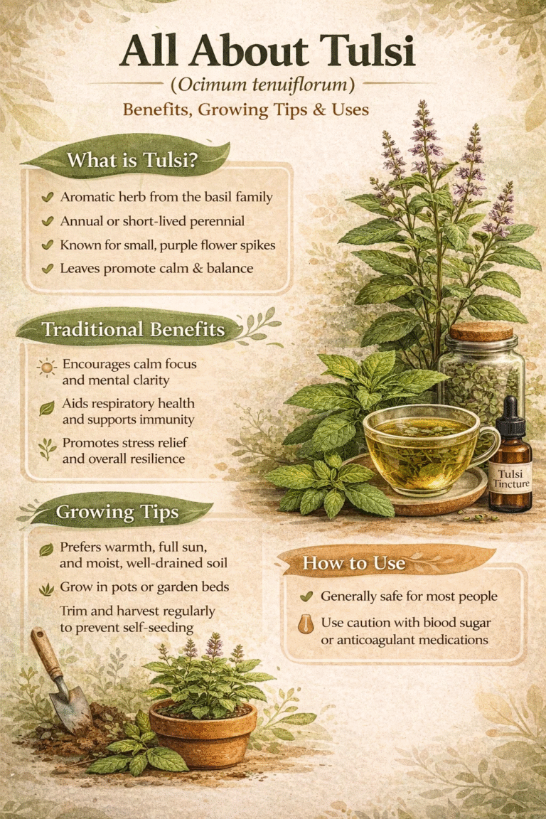 How to Grow and Use Tulsi The Ultimate Guide to Holy Basil for Stress and Health