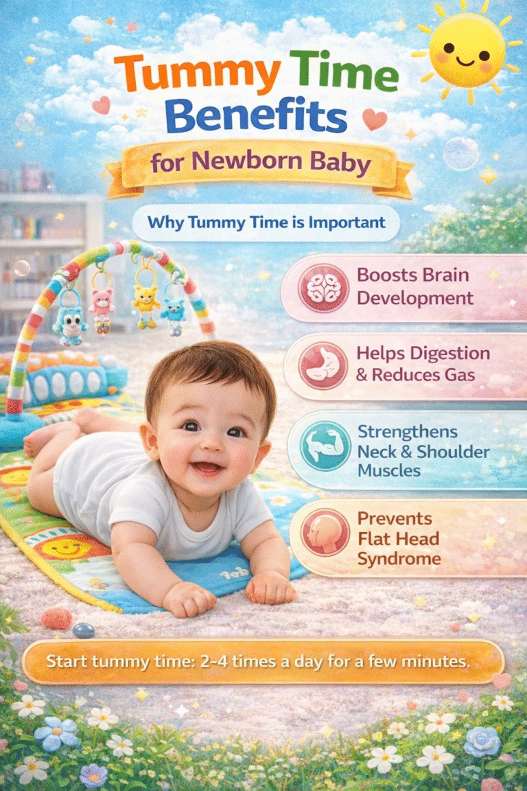 Newborn Tummy Time Guide 4 Key Benefits for Baby Development  Growth