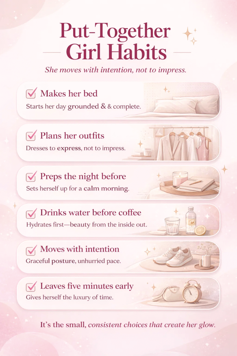 Put Together Girl Habits Daily Rituals for Inner Glow and Calm Balance