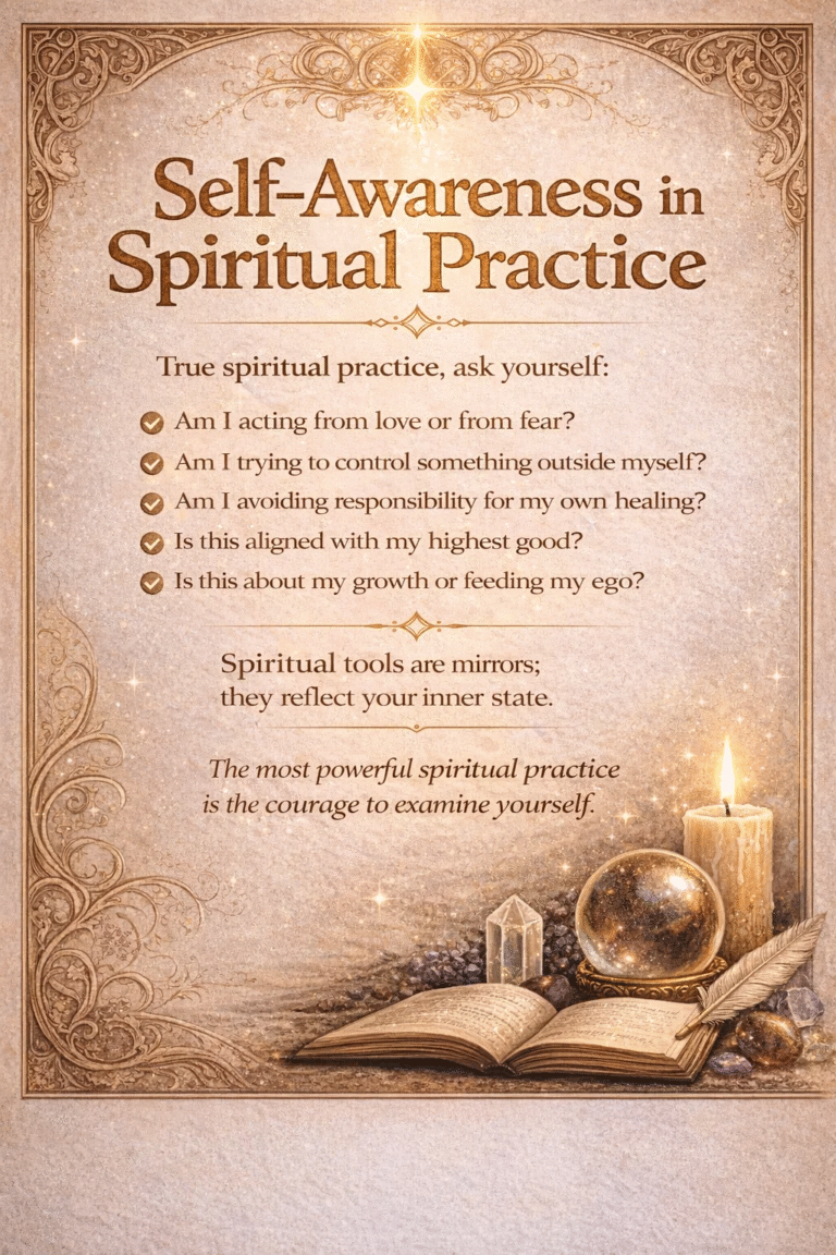 Self-Awareness in Spiritual Practice Spiritual Growth, Healing  Manifestation Tips