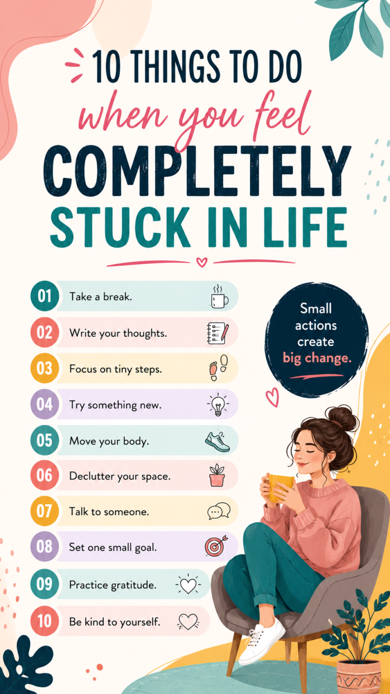 10 Simple Ways to Get Unstuck in Life and Move Forward with Confidence