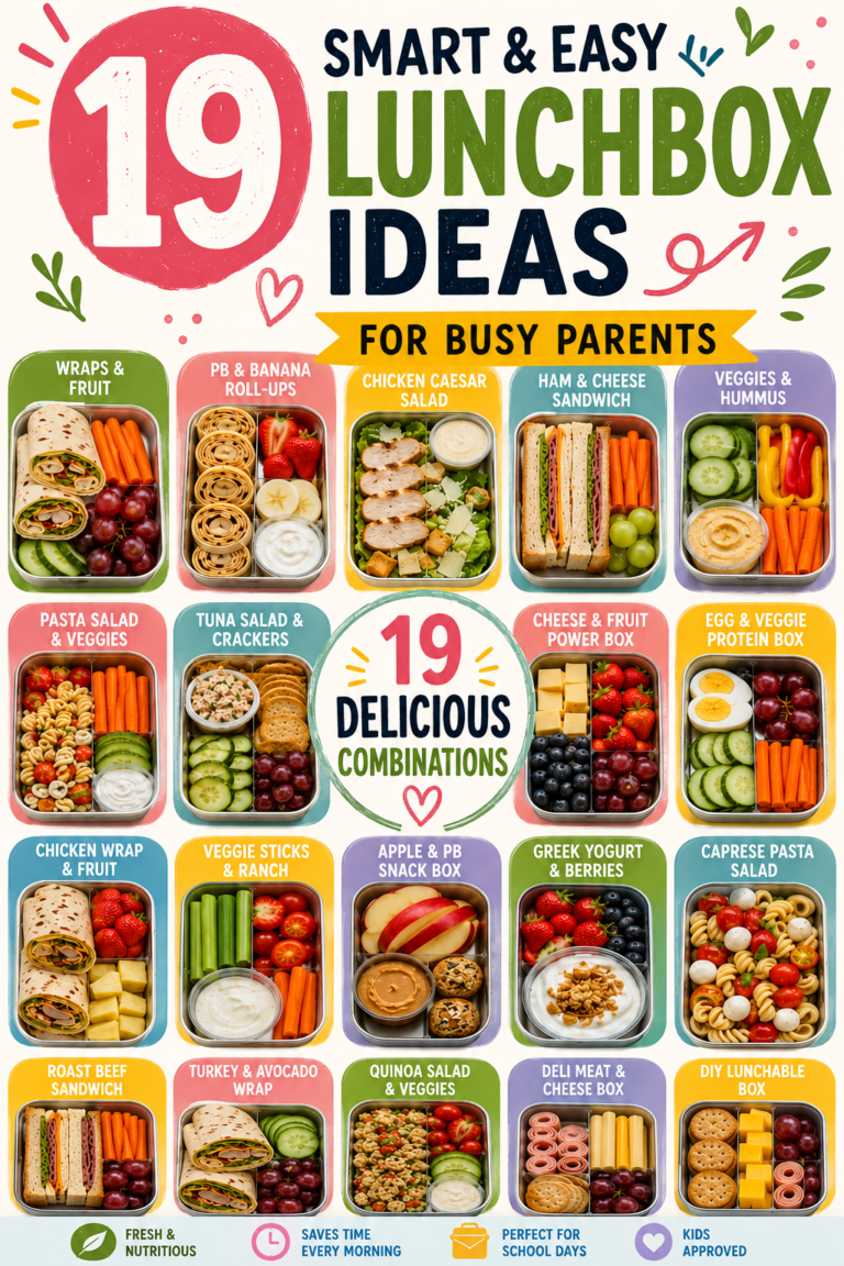 19 Easy Lunchbox Ideas for Busy Parents  Healthy School Lunch Recipes