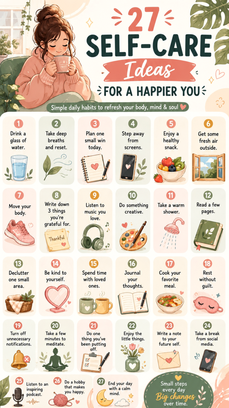27 Gentle Self-Care Ideas for Better Mental Wellness  Daily Happiness