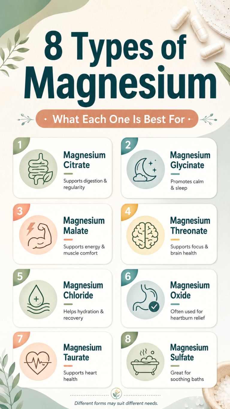 8 Types of Magnesium Supplements and Their Best Uses for Health  Wellness