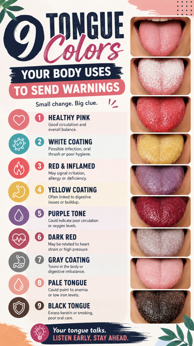 9 Tongue Color Warning Signs and What They Reveal About Your Health