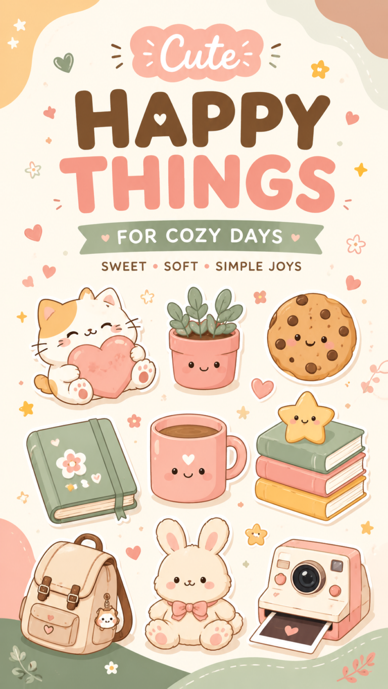 Cute Kawaii Sticker Sheet Ideas for Journals, Planners  Digital Aesthetic Inspiration