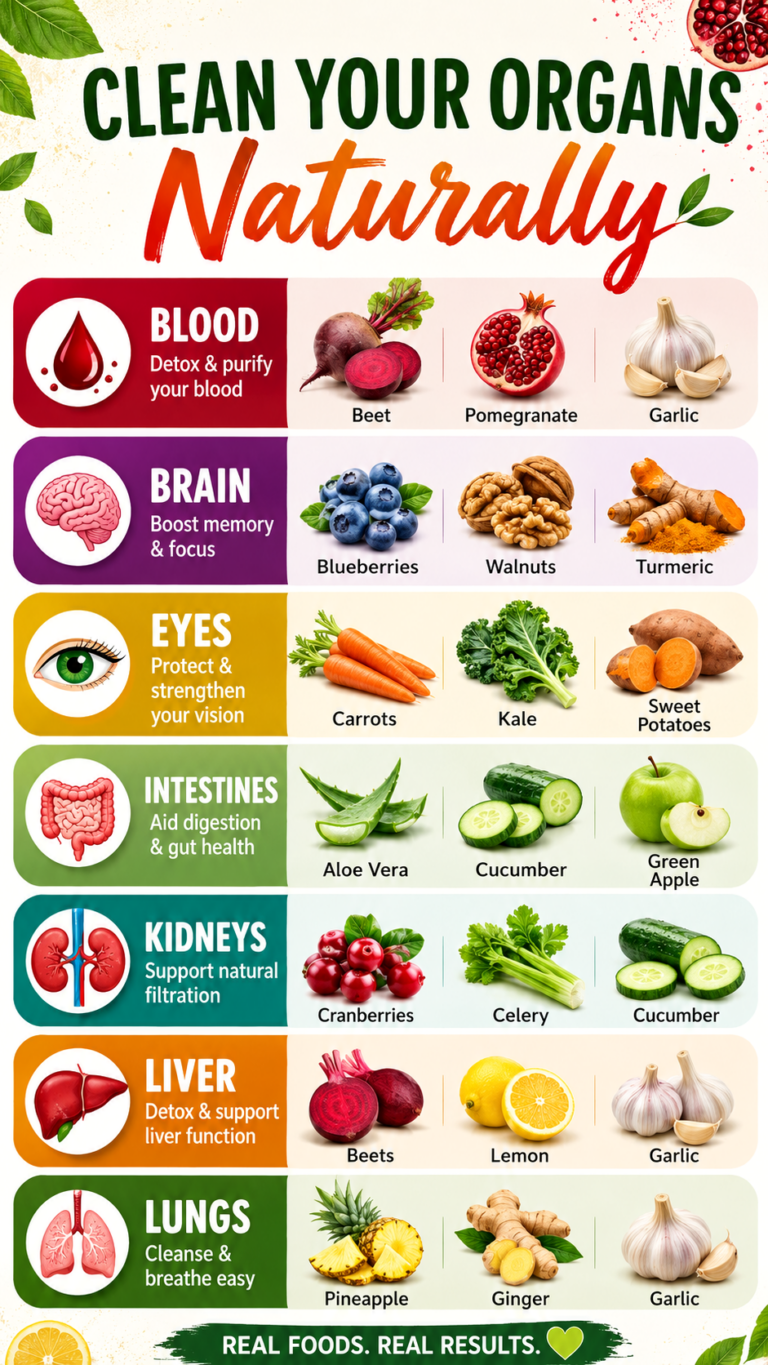 Best Foods to Cleanse Your Organs Naturally and Boost Health