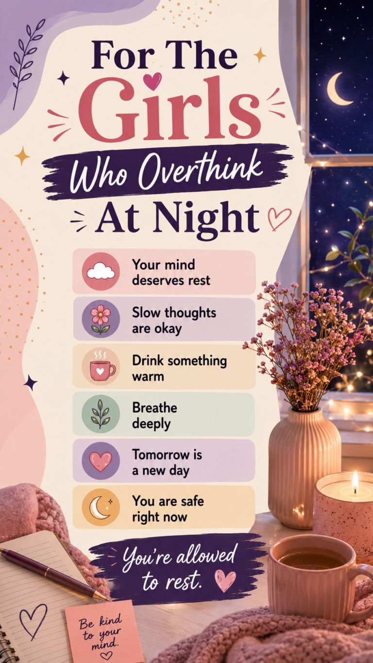 Best Night Routine for Girls Who Overthink  Peaceful Sleep  Relaxation Tips