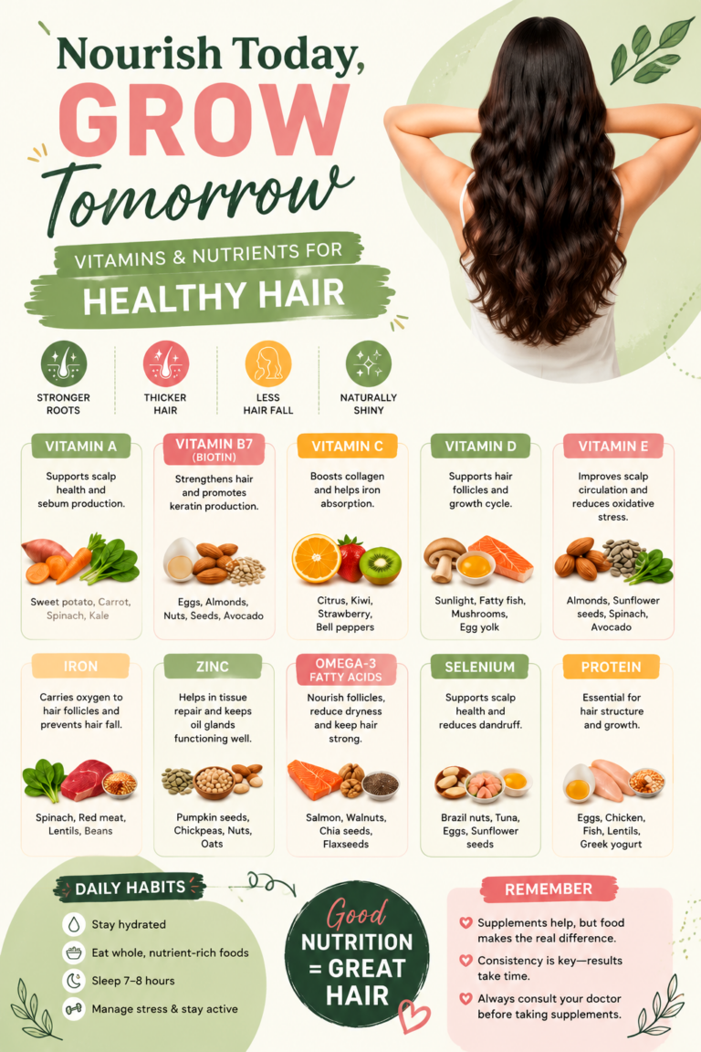 Best Vitamins for Hair Growth Essential Nutrients for Strong, Healthy Hair