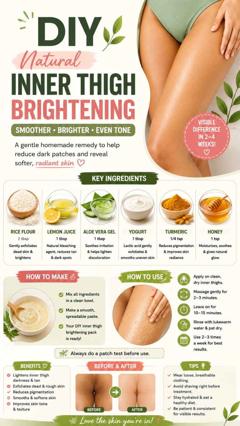 DIY Dark Inner Thigh Lightening Remedy for Pigmentation  Even Skin Tone