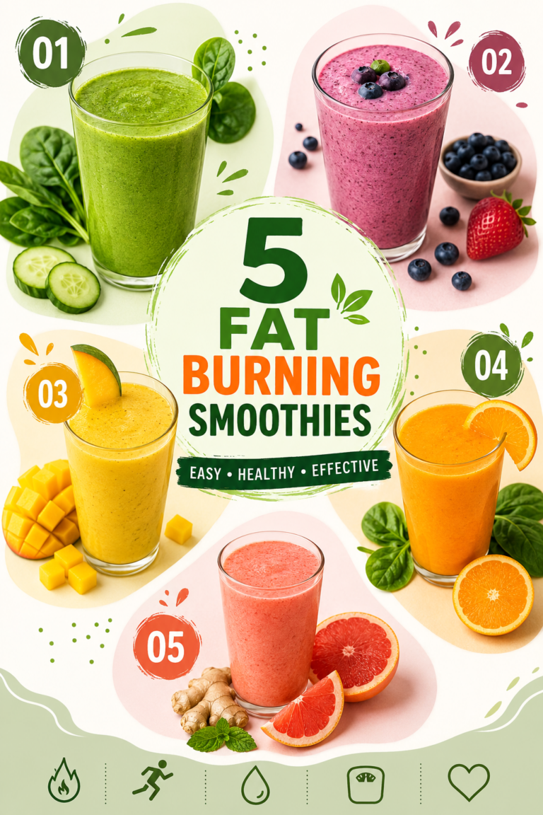 Fat Burning Smoothies  Weight Loss  Healthy Detox Drink Recipes