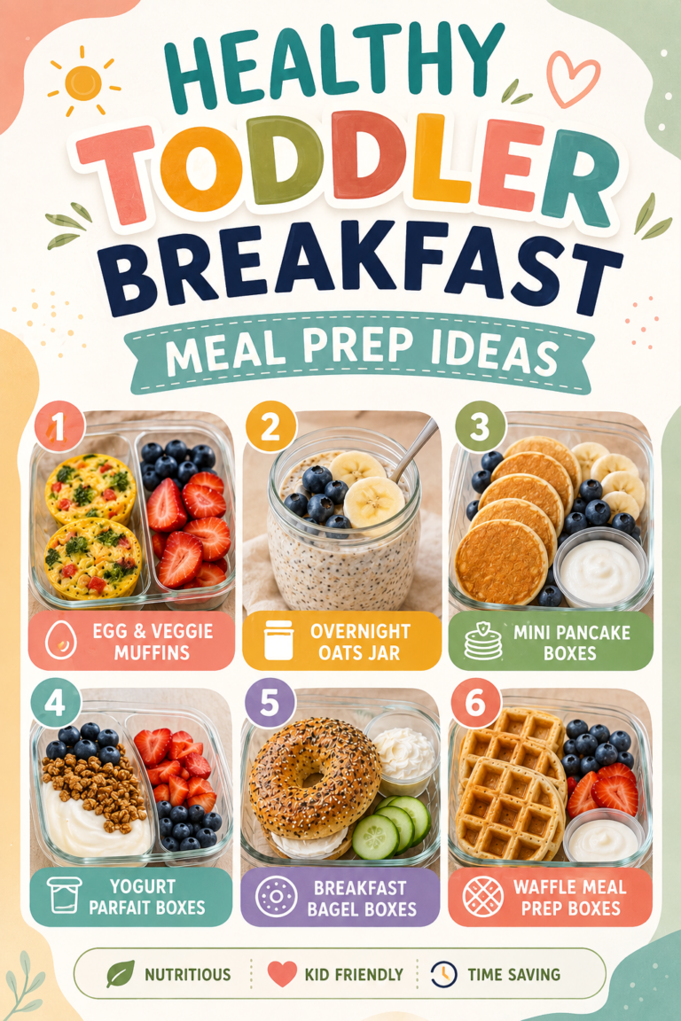 Healthy Toddler Breakfast Meal Prep Ideas for Busy Parents  Easy  Nutritious Recipes