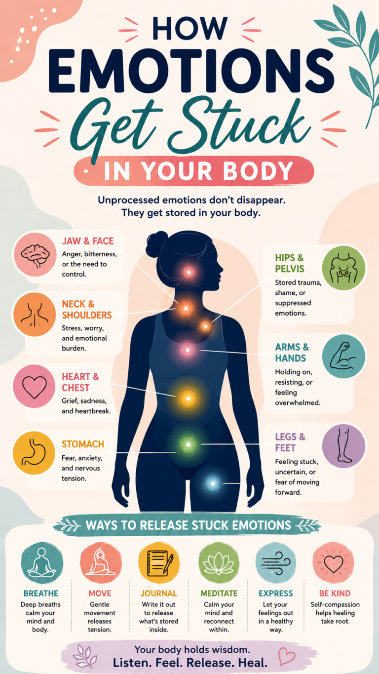 How Emotions Get Stored in the Body Signs, Symptoms  Emotional Healing Guide