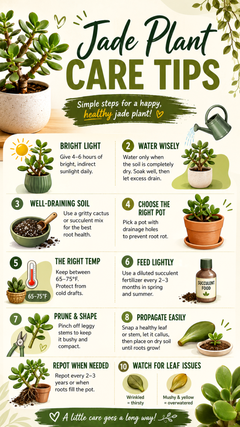 Jade Plant Care Tips 10 Essential Secrets for a Healthy, Thriving Succulent