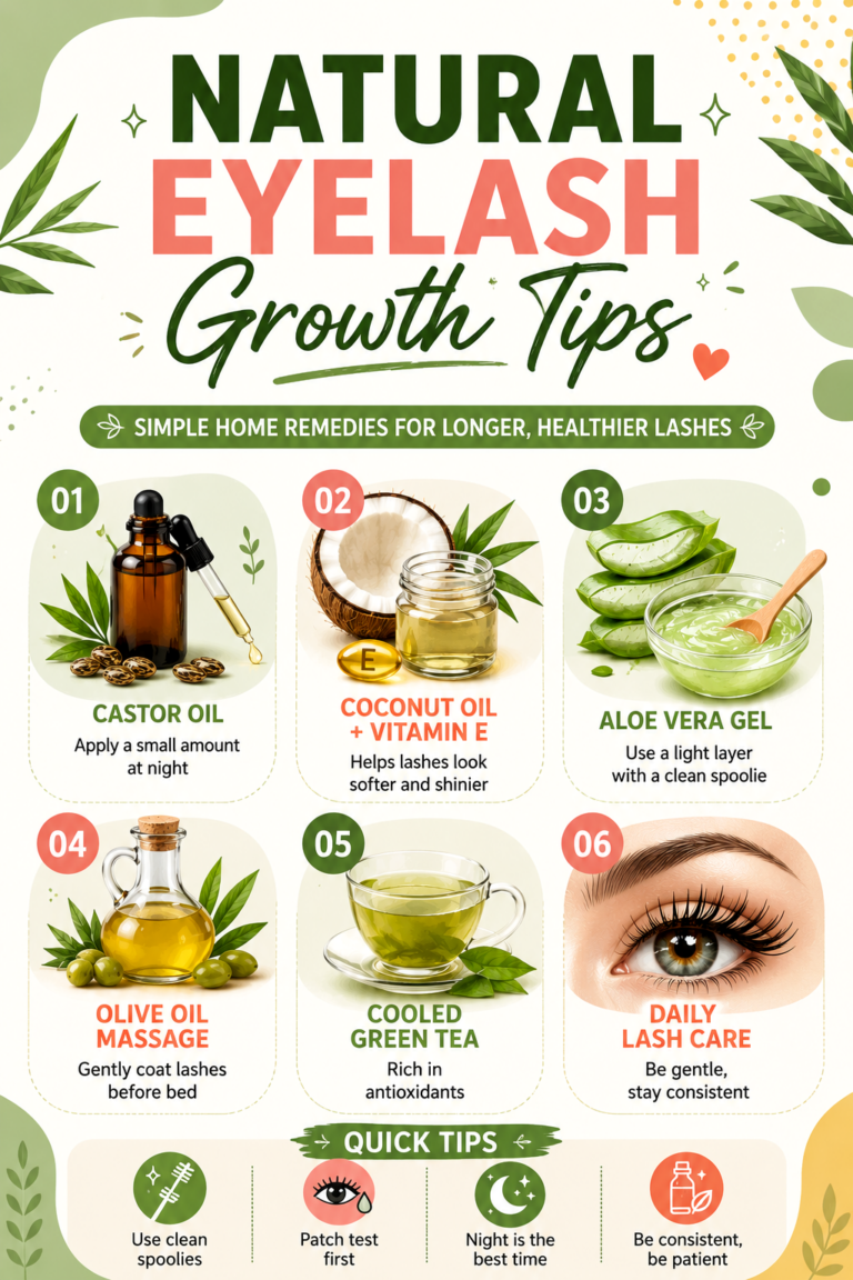 Natural Eyelash Growth Tips Best Home Remedies for Longer, Fuller Lashes Naturally