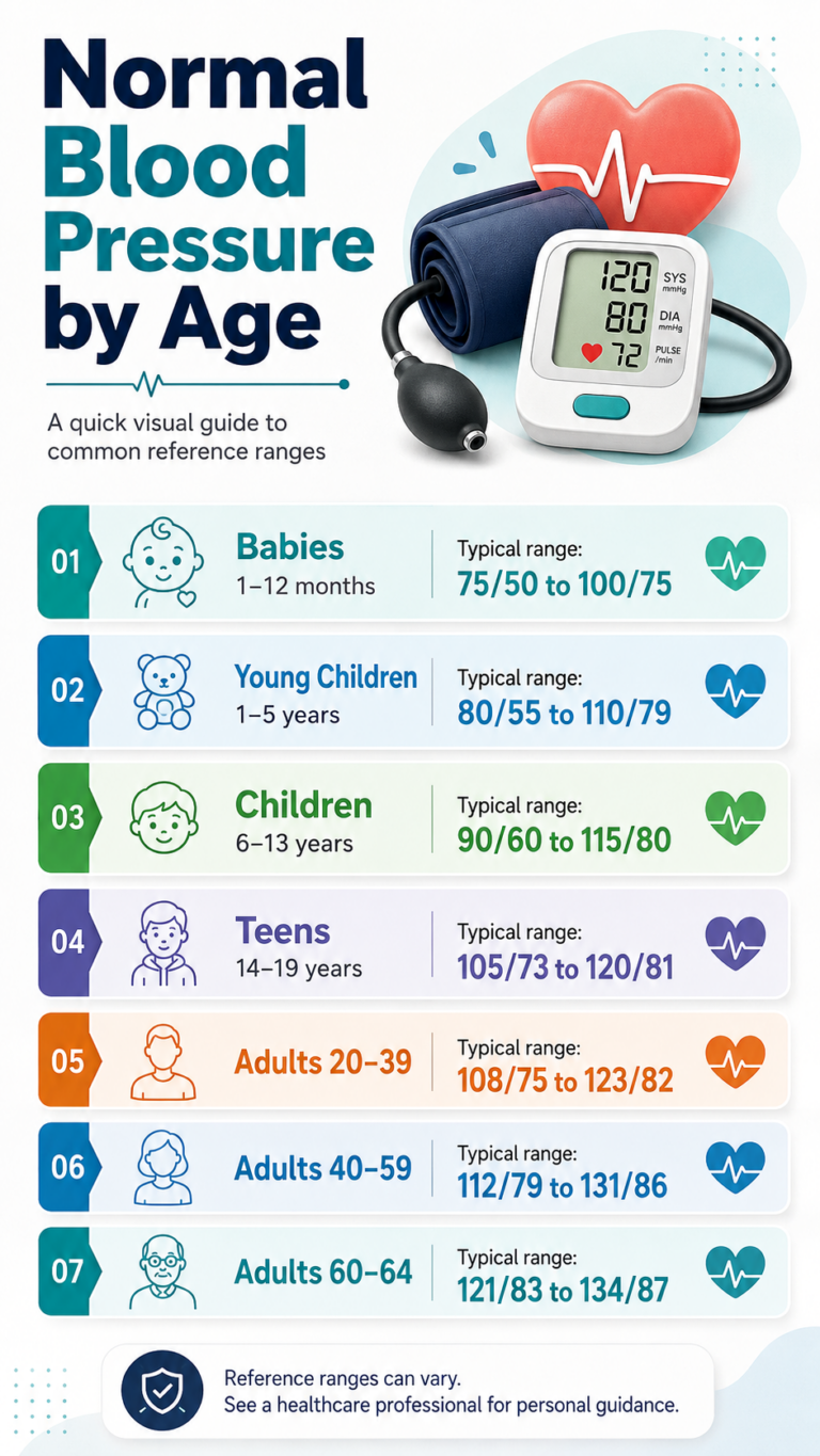 Normal Blood Pressure by Age Chart Easy Guide for Healthy Readings
