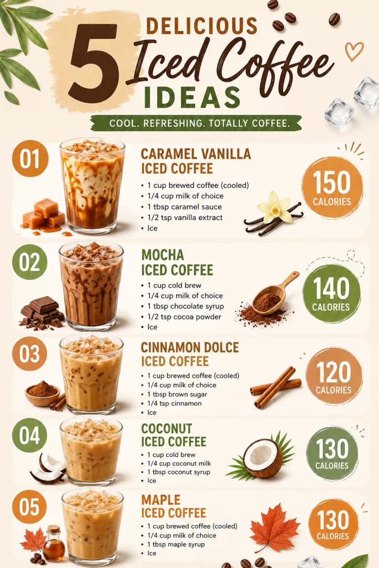 5 Delicious Iced Coffee Recipes to Try This Summer  Easy  Refreshing Drinks Ideas