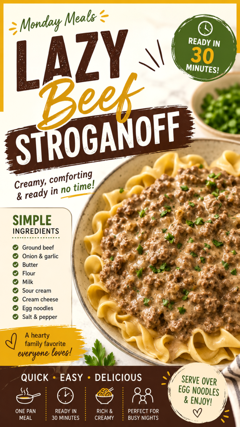 Easy Lazy Beef Stroganoff Recipe for Busy Weeknights Ready in 30 Minutes