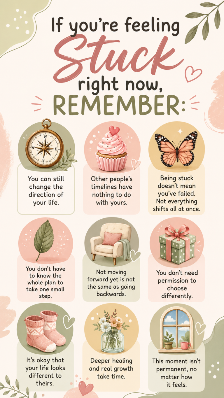 9 Gentle Reminders to Help You Feel Unstuck and Find Motivation Again