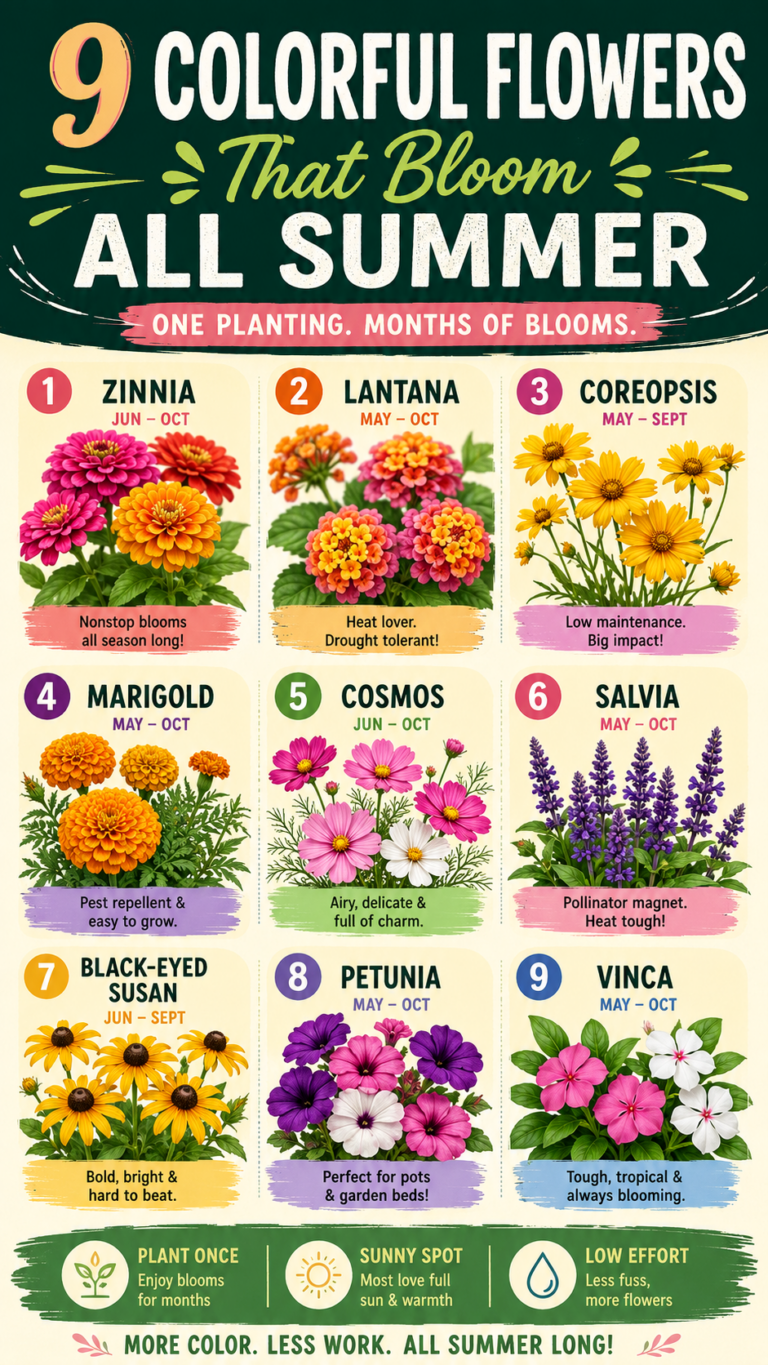 9 Easy Flowers That Bloom All Summer Long for a Colorful Low-Maintenance Garden