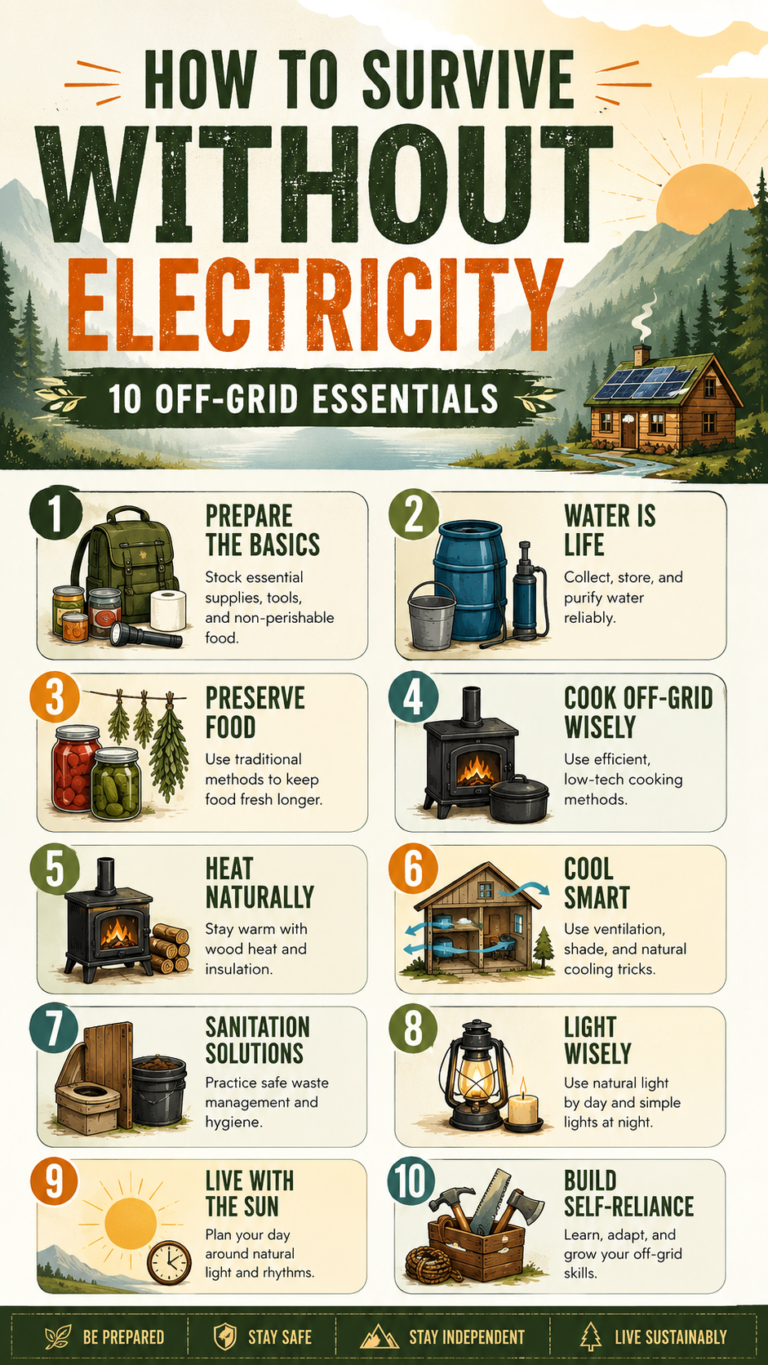 How to Survive Without Electricity 10 Essential Off-Grid Preparedness Tips