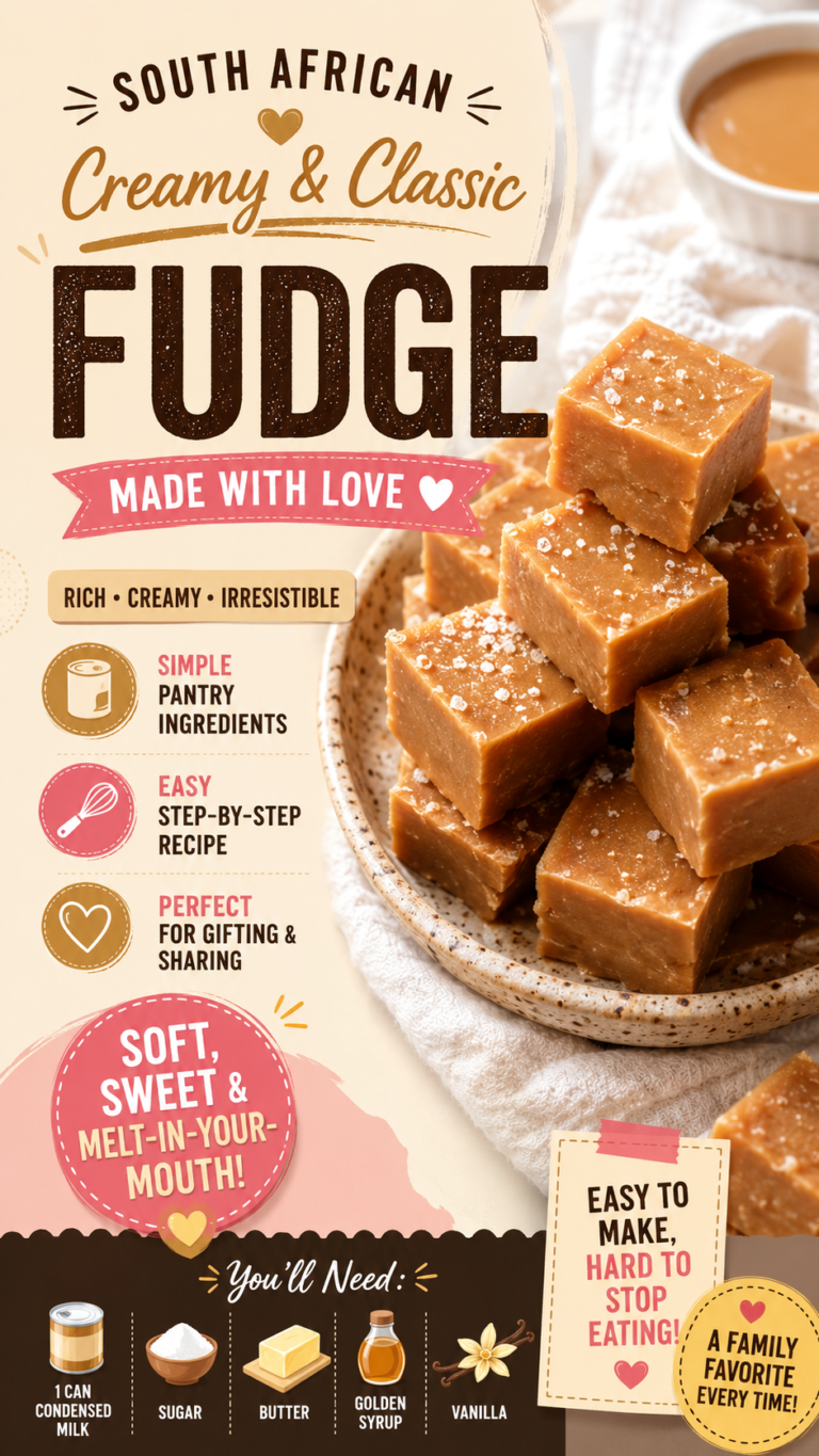 Easy South African Nestlé Fudge Recipe  Creamy Homemade Condensed Milk Treat