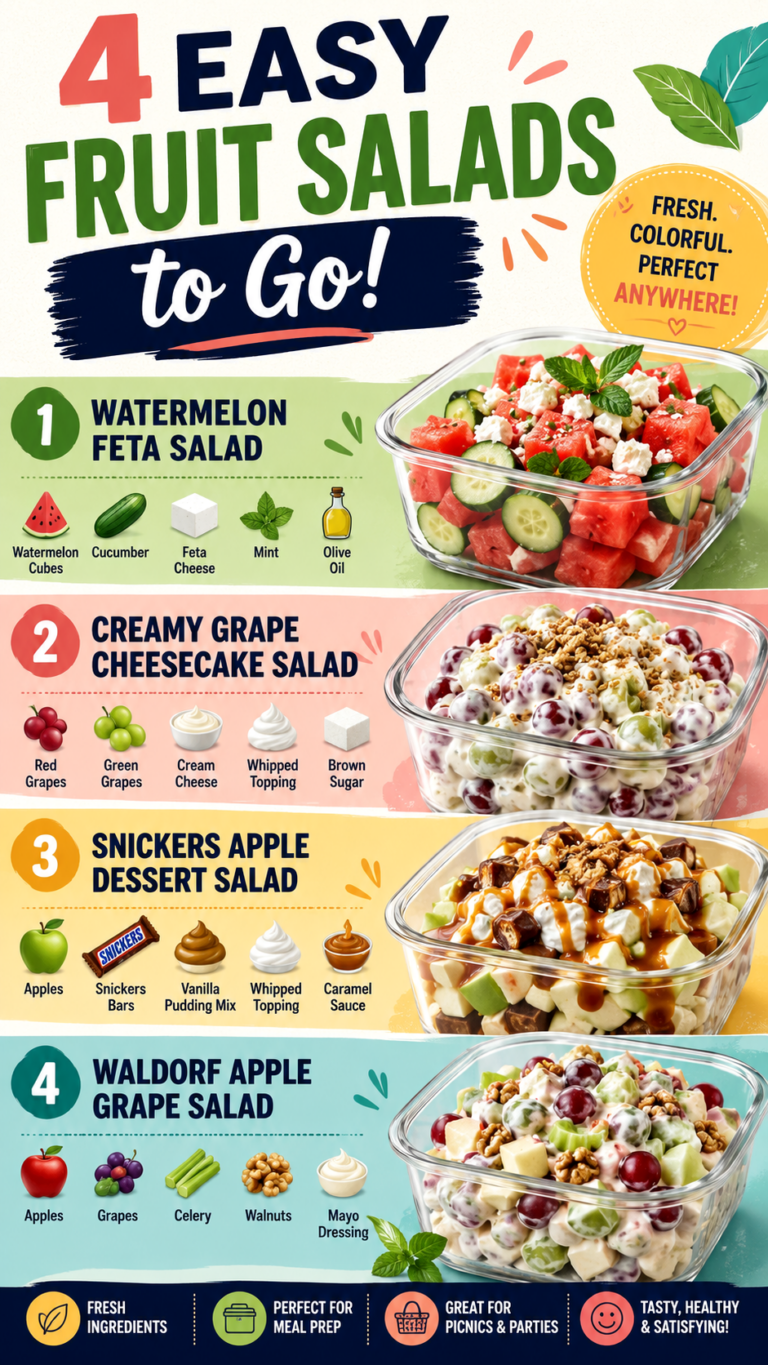 4 Easy Fruit Salad To Go Recipes for Healthy Snacks, Parties  Meal Prep