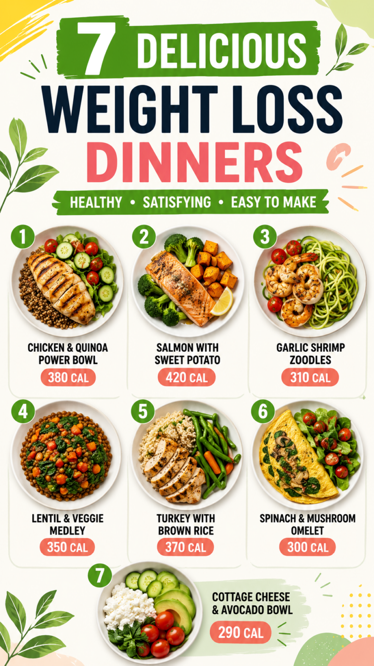 7 Healthy Low-Calorie Dinners for Weight Loss That Actually Keep You Full