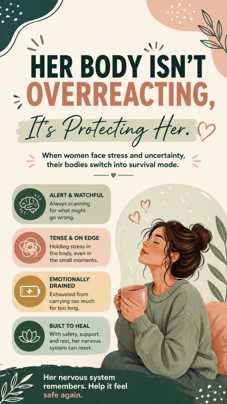 How Chronic Stress Affects Womens Nervous System and How to Feel Safe Again