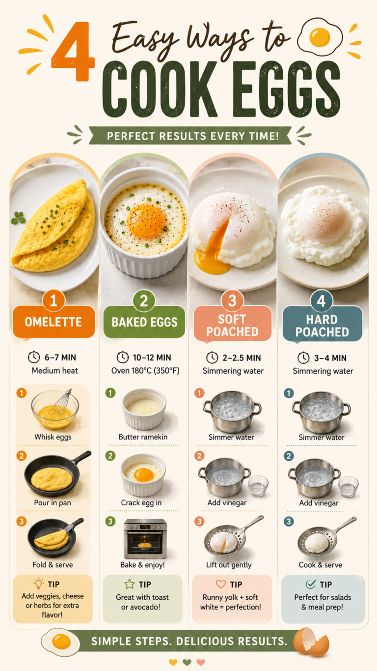 4 Easy Ways to Cook Eggs Perfectly Every Time  Simple Egg Cooking Guide