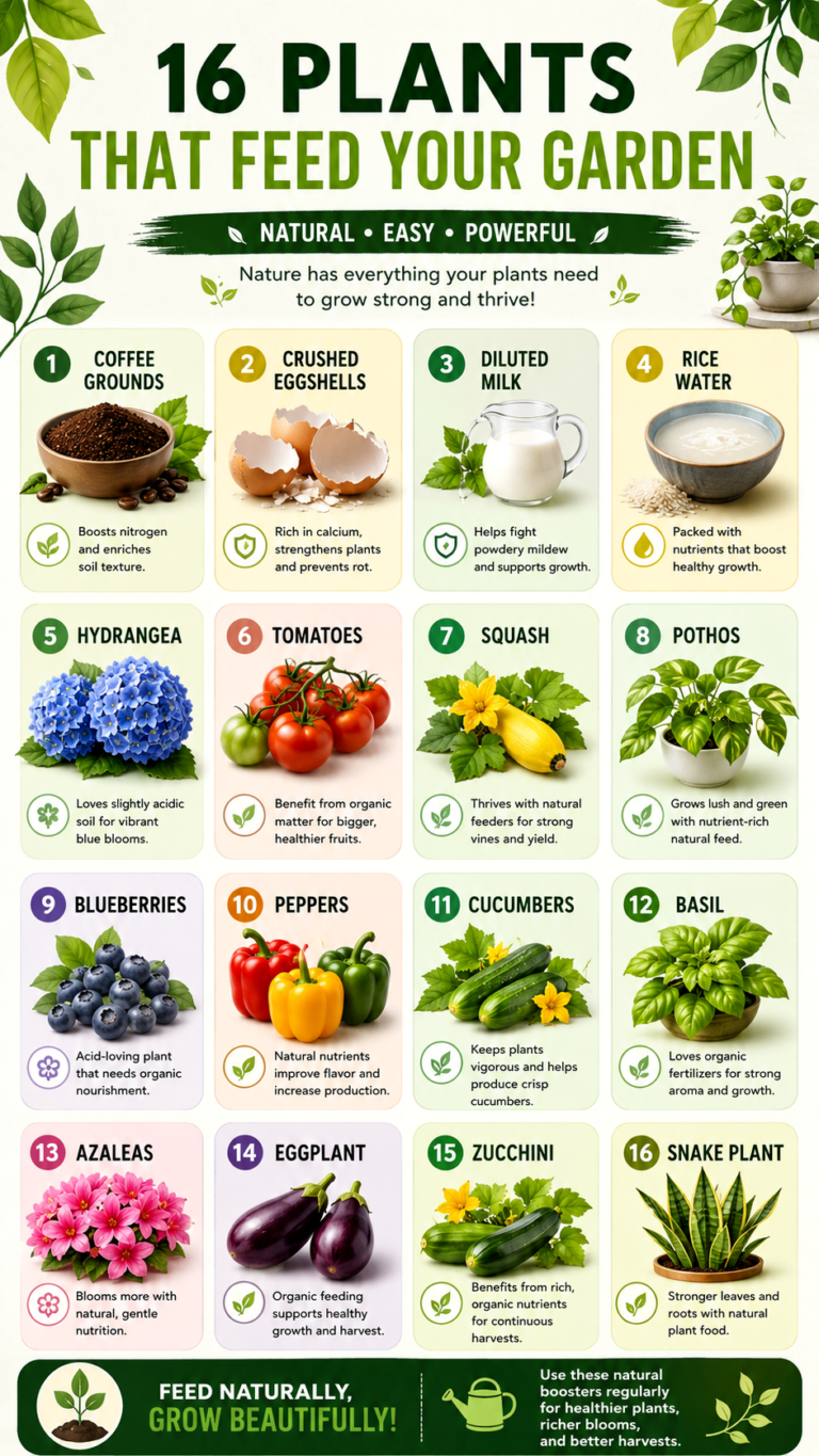 16 Natural Plant Feeders That Boost Growth Naturally  Easy Organic Garden Tips
