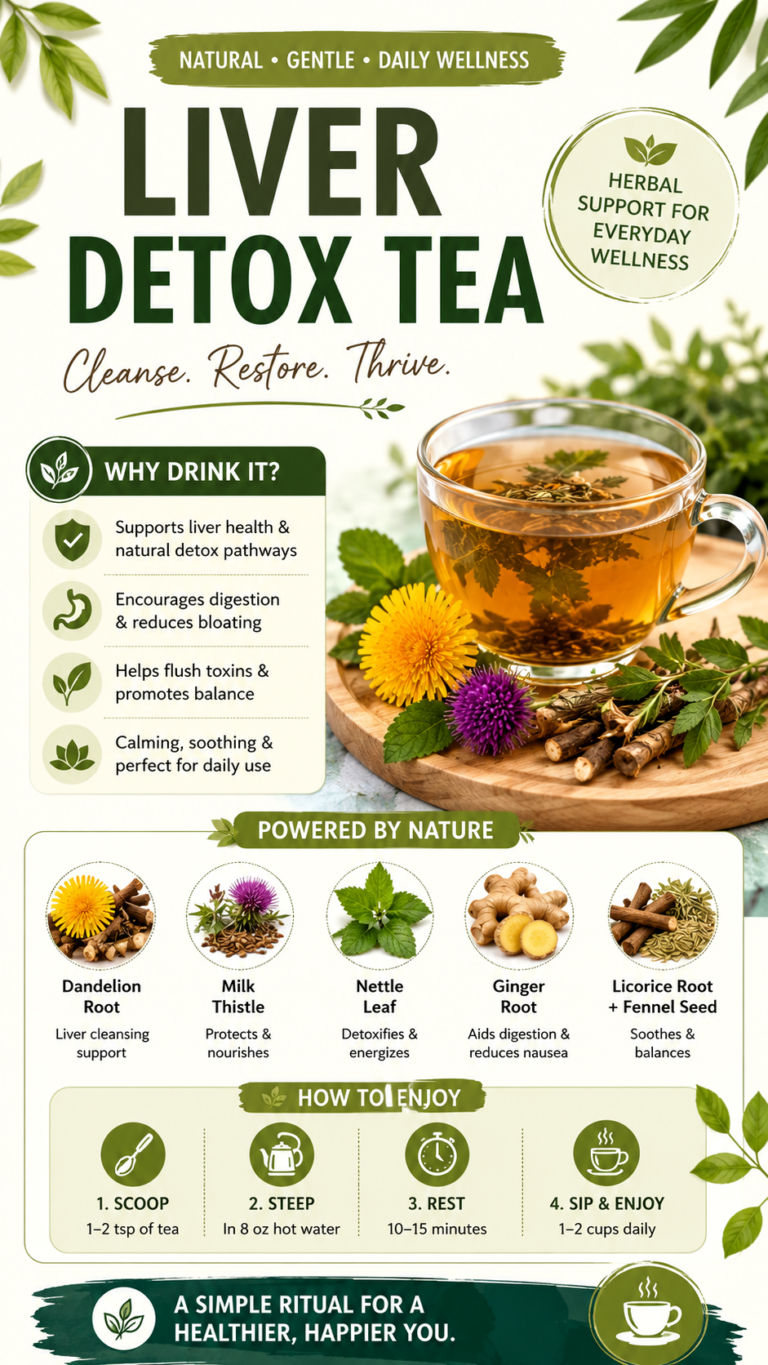 Why Drink Liver Detox Tea Natural Herbal Benefits for Digestion  Wellness