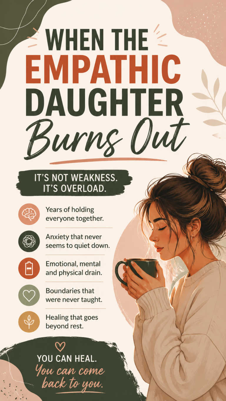 When the Empathic Daughter Burns Out Anxiety, Healing  Emotional Recovery Journey