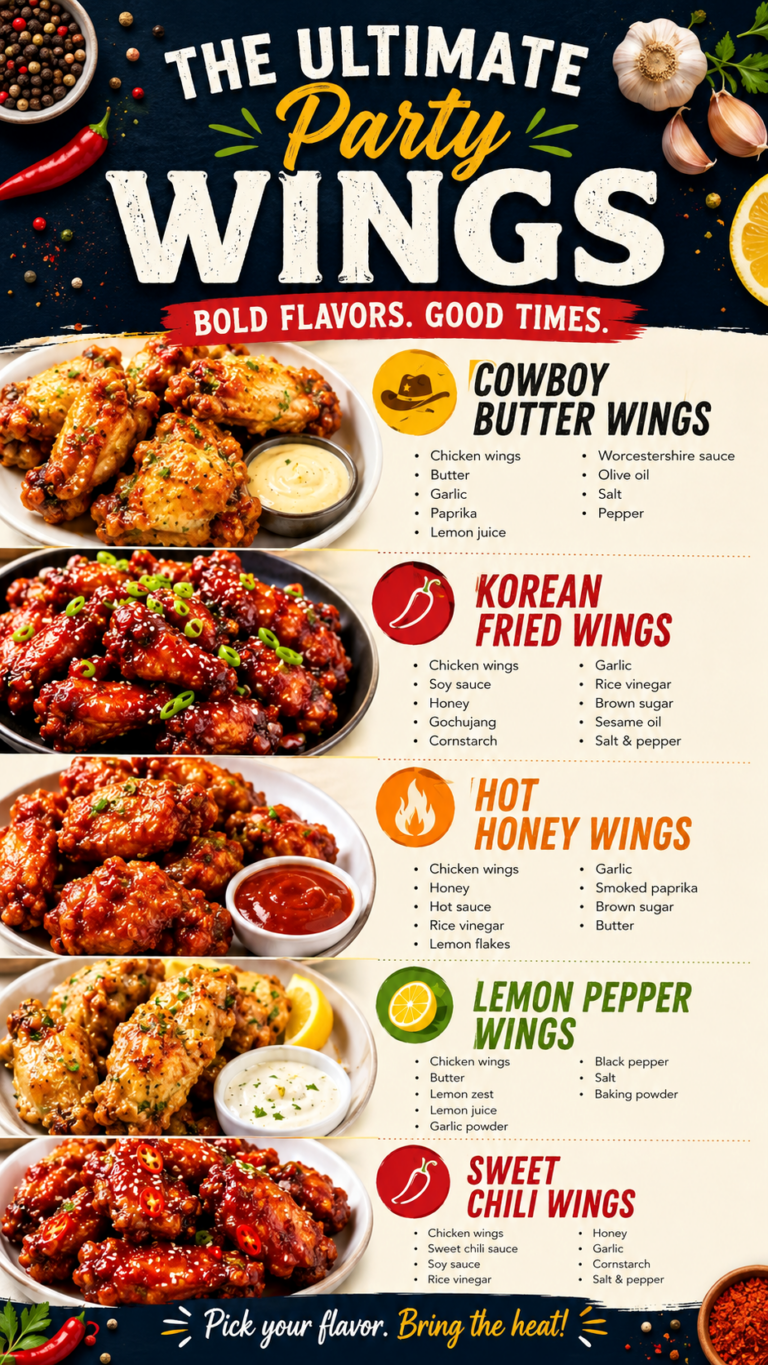 Ultimate Chicken Wings Guide 5 Irresistible Party Flavors Everyone Will Love