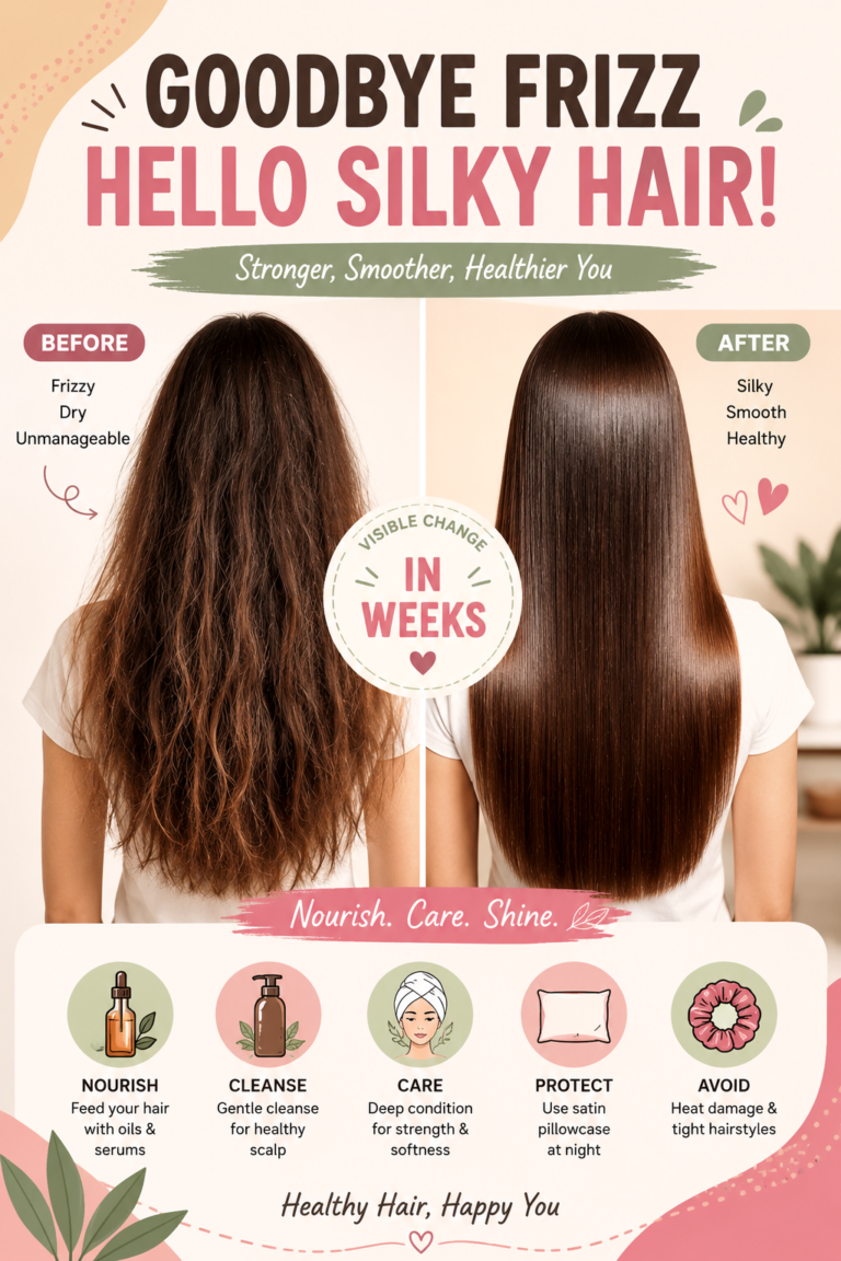 Goodbye Frizz, Hello Silky Hair Easy Hair Care Tips for Smooth Healthy Hair