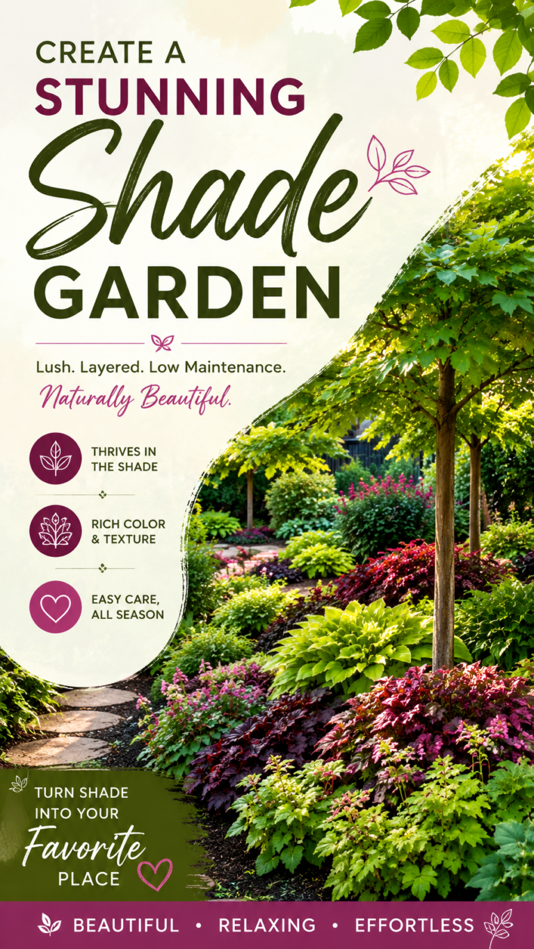 Shade Garden Ideas Create a Lush Low-Maintenance Landscape with Colorful Foliage