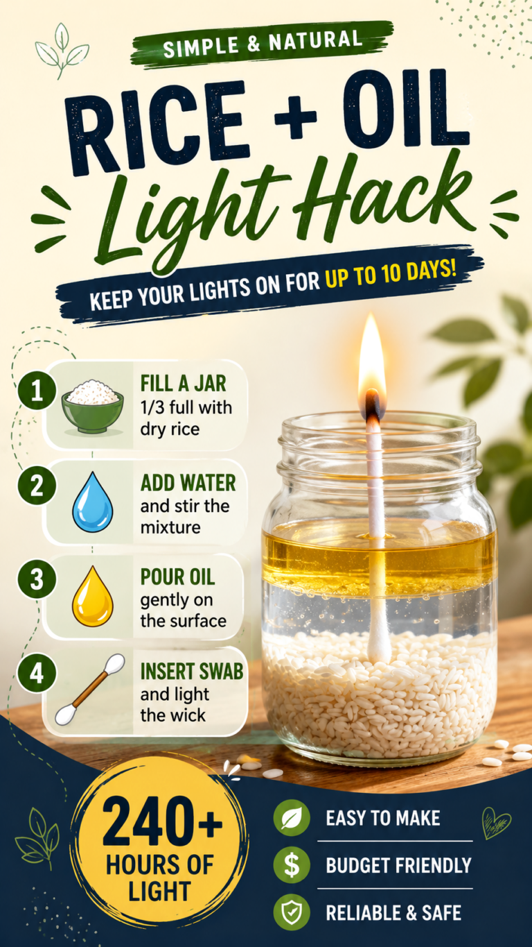 Simple Rice And Oil Lamp Hack For Emergency Light In A Power Outage