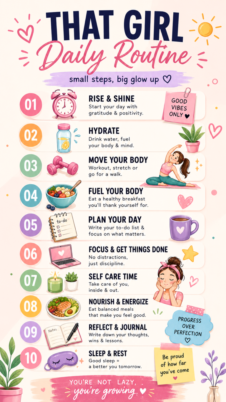That Girl Morning Routine 10 Healthy Habits for a Glow Up and Productive Day