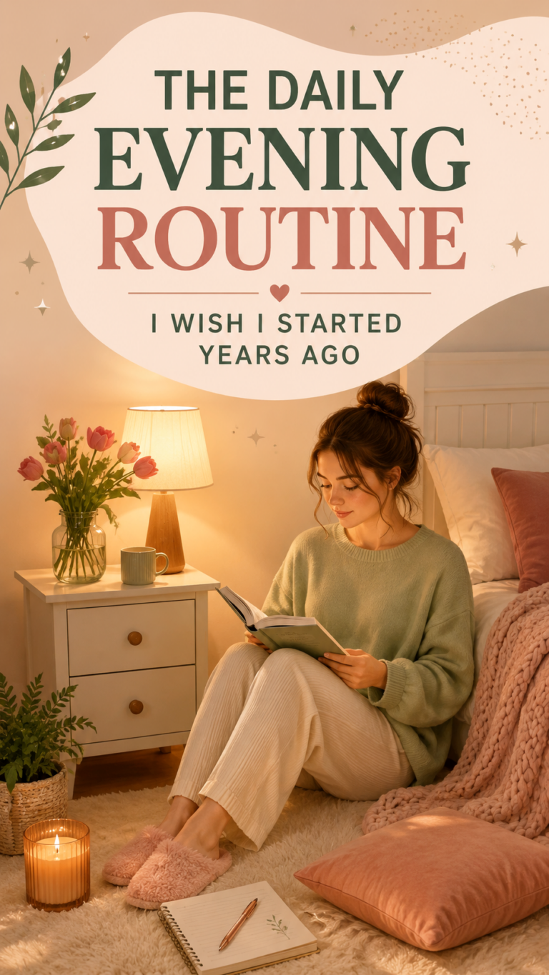 The Daily Evening Routine for Better Sleep, Relaxation  a Healthier Lifestyle
