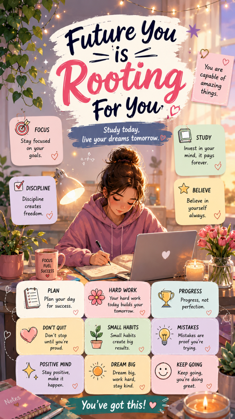 Soft Study Plan for Students Daily Routine to Stay Consistent and Motivated