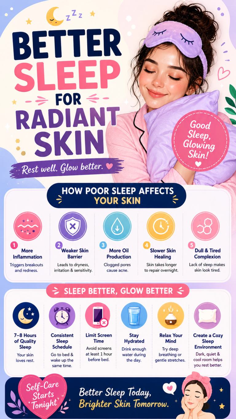 How Better Sleep Can Help Clear Acne Naturally  Sleep  Skin Care Tips