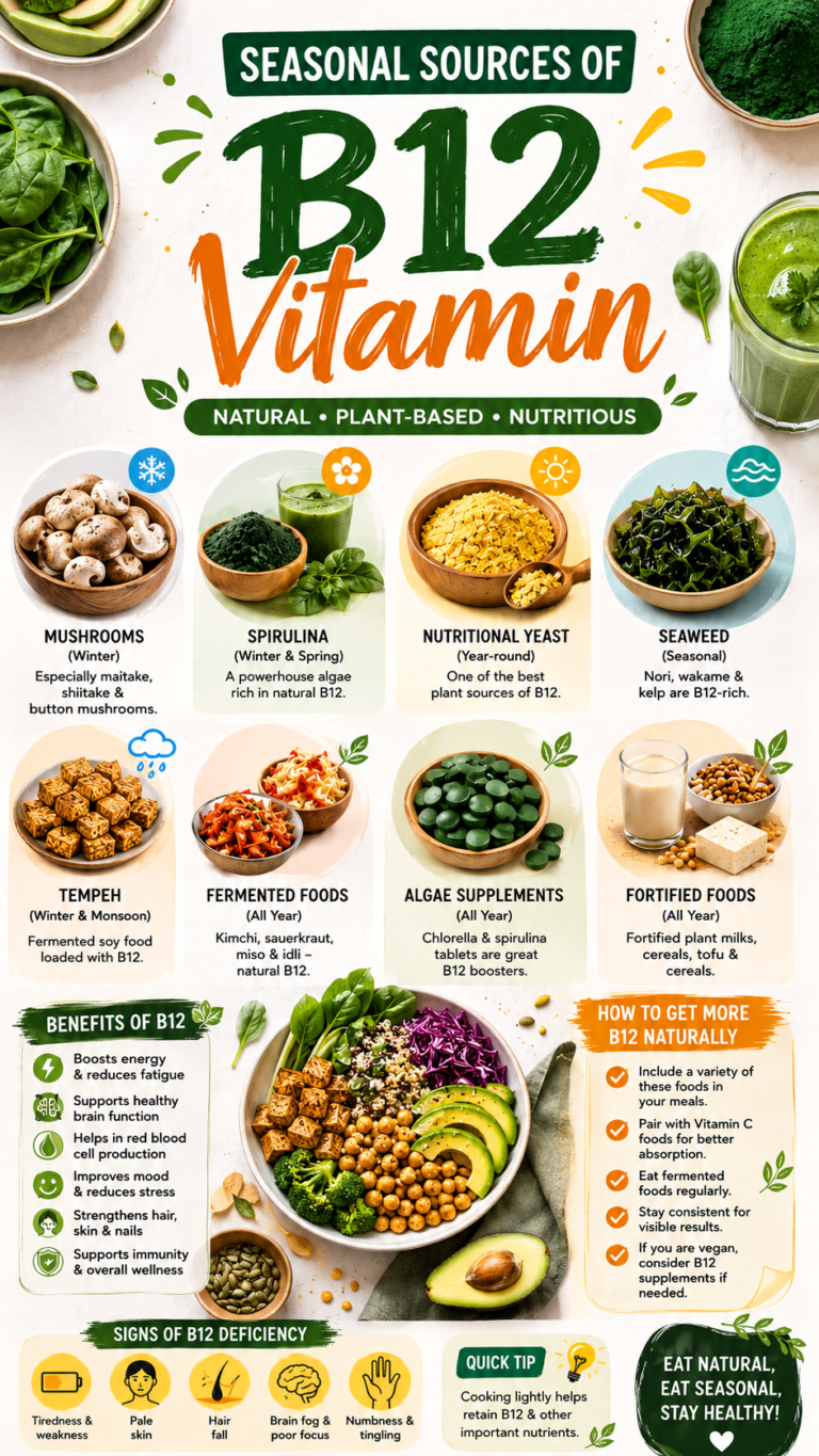 Best Vegetarian Vitamin B12 Foods Plant-Based B12 Sources for Energy  Health