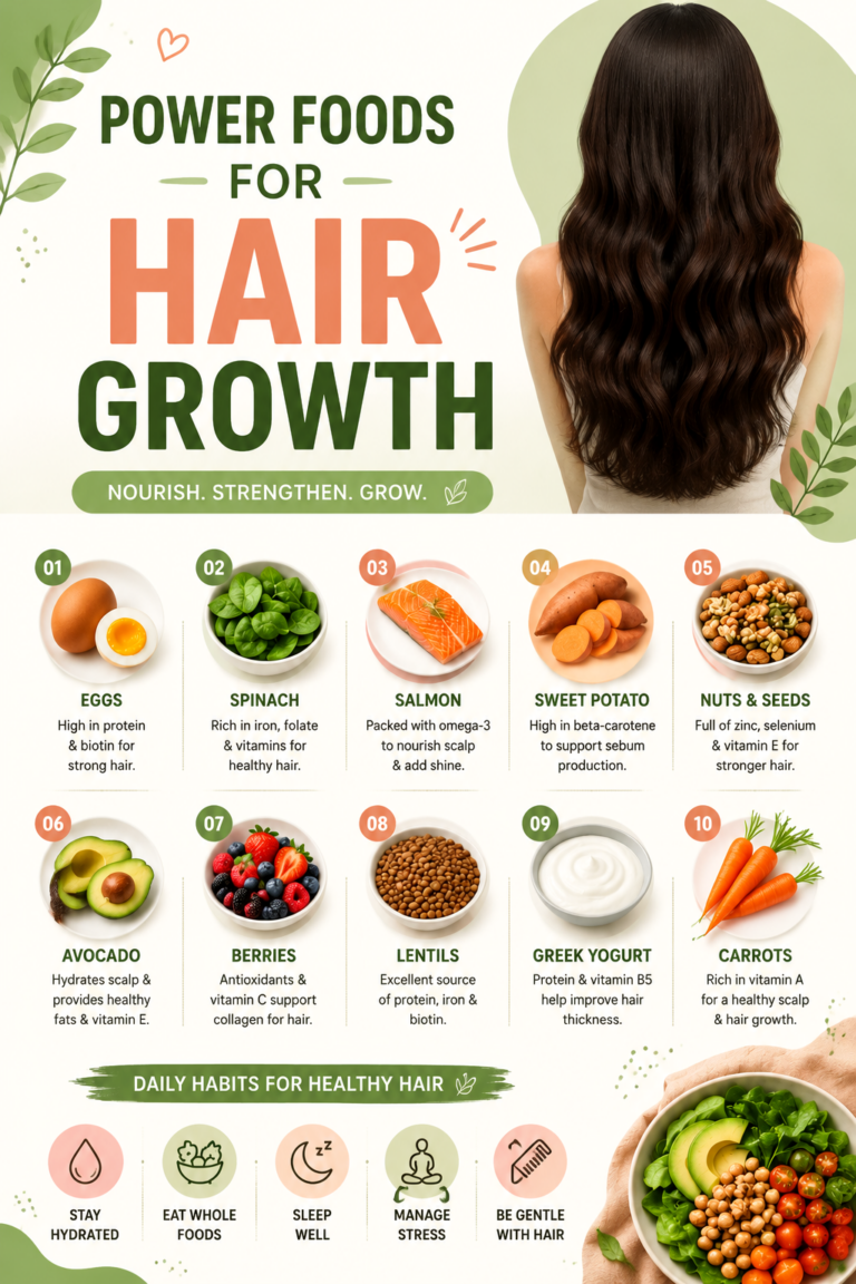 10 Best Foods for Hair Growth  Natural Foods for Stronger, Healthier Hair