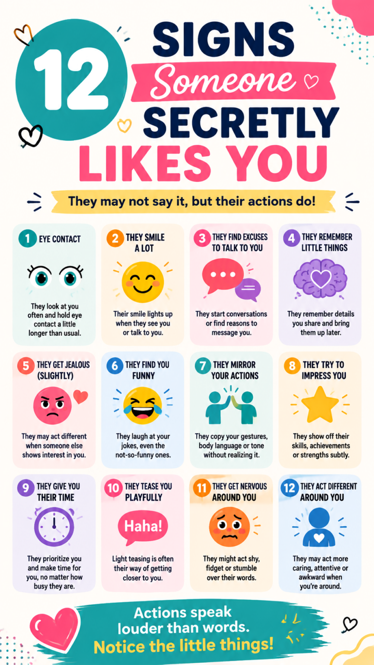 12 Signs Someone Secretly Likes You  Psychology Clues to Notice