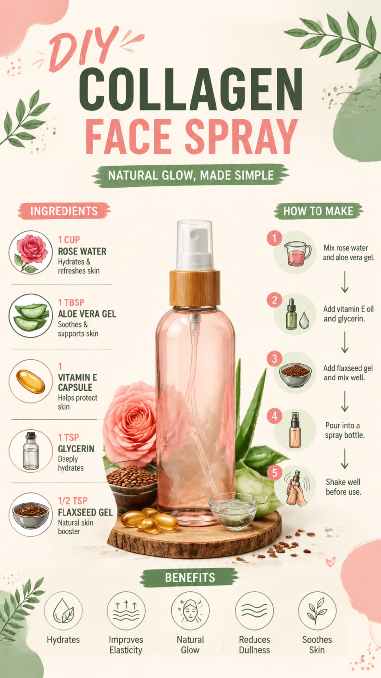 DIY Collagen Face Spray Recipe for Glowing, Hydrated Skin at Home