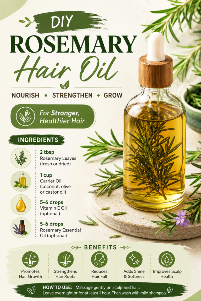 DIY Rosemary Hair Oil Recipe for Hair Growth, Stronger, Thicker  Healthier Hair Naturally